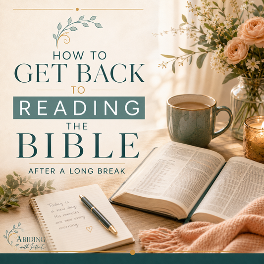 Bible Reading Restart