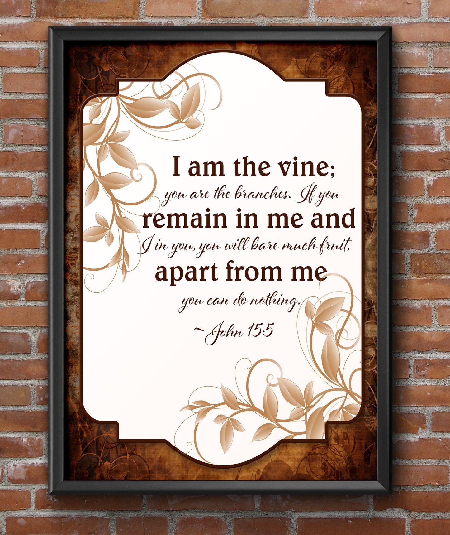 Printable Bible Scripture wall art 8x10 digital download for Christian home decor, prayer space, and faith-based encouragement