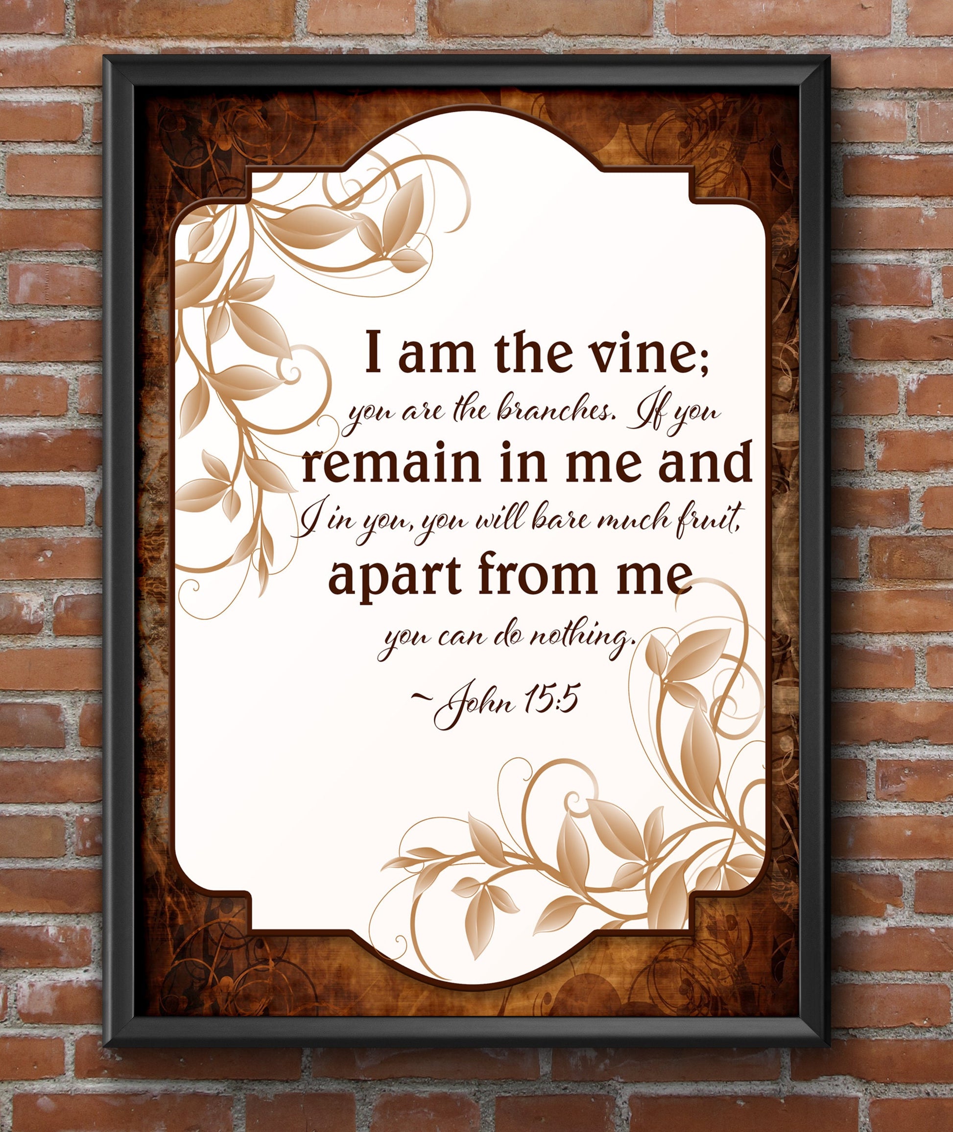 Printable Bible Scripture wall art 8x10 digital download for Christian home decor, prayer space, and faith-based encouragement