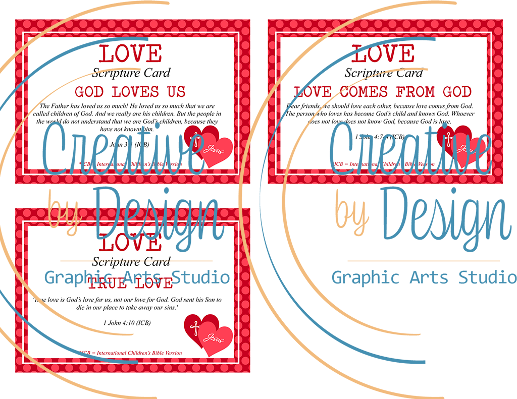 Love Scripture Memory Cards digital download with blank cards for adding favorite verses